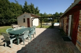 rear patio with bbq