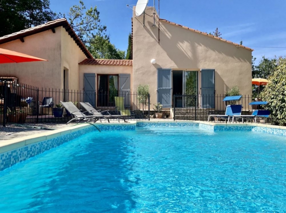 Secluded and Spacious House with Pool near Lodeve, Herault